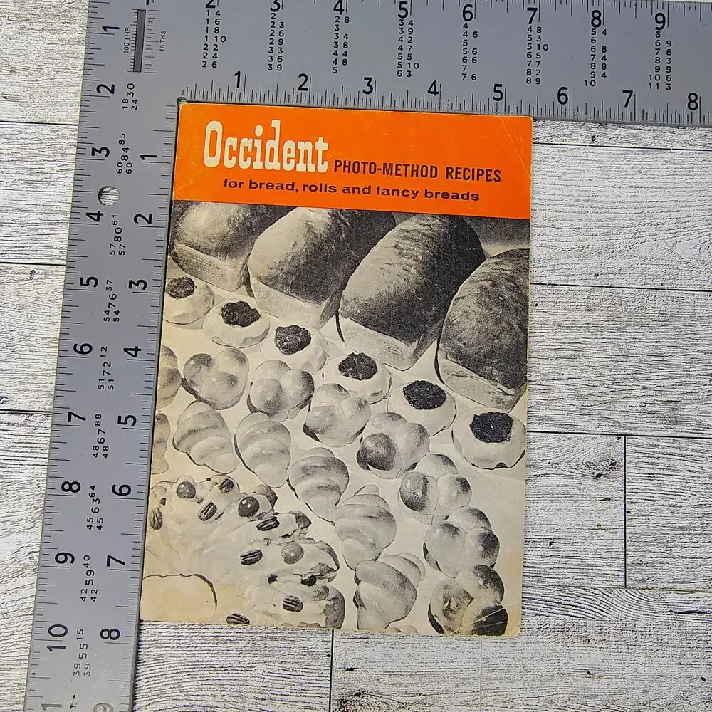 Occident King Midas Photo-Method Recipes Bread Rolls Fancy Bread Cookbook Booklt